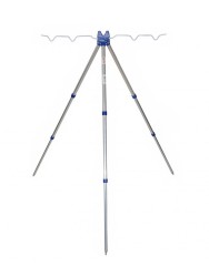 Captain Tripod Alüminyum Teleskobik 3'lü Kamış Sehpası Mandallı 120cm - Captain