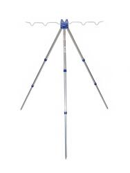 Captain Tripod Alüminyum Teleskobik 3'lü Kamış Sehpası Mandallı 120cm - Captain