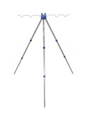Captain Tripod Alüminyum Teleskobik 3'lü Kamış Sehpası Mandallı 120cm - 1