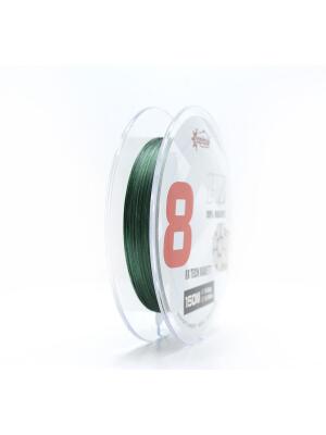 Captain X8 Kadett Tech PE 8 Örgü Spin İpi 150mt Dark Green - 2