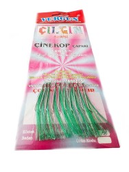 Çılgın Serisi Çinekop Çaparisi 10 İğneli - Yeşil - Vurgun Çapari