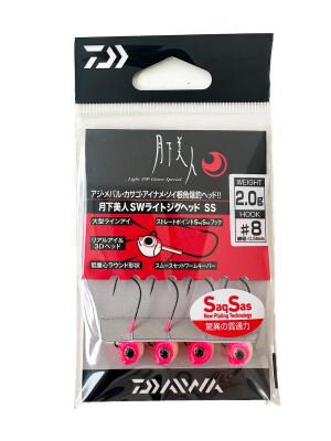 Daiwa Gekkabijin SW Light Jig Head SS No:4 Glow – 1.5cm uzunluk - 1