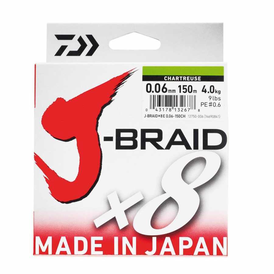 Daiwa J-Braid 8B Chartreuse 150m İp Misina