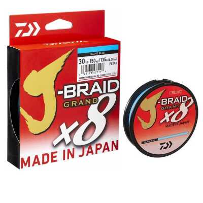Daiwa J-Braid Grand 8B 270m Blue İp Misina - 1
