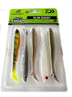 Daiwa Prorex Slim Shady 7.5cm Silikon Yem 5 Farklı Renk Mix. - 2