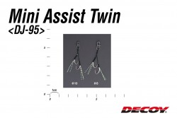 Decoy DJ-95 Mini Asist Twin İkili Asist LRF İğne - 2
