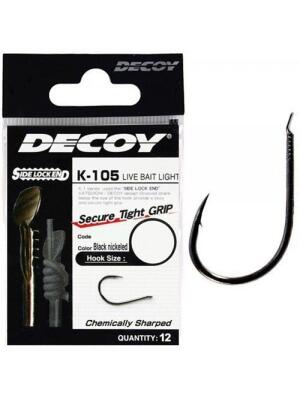 DECOY K-105 Live Bait Light Olta İğnesi 12 Adet - 1