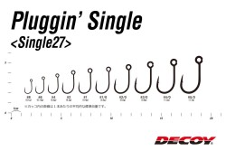 DECOY SINGLE27 Pluggin Maket Balık İğnesi - Kaşık - Jig İğnesi - 3
