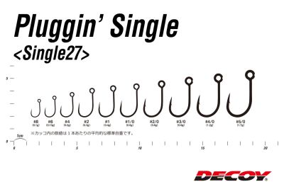 DECOY SINGLE27 Pluggin Maket Balık İğnesi - Kaşık - Jig İğnesi - 3
