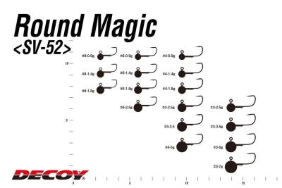 DECOY SV-52 Round Magic JH Jig Head 5 Adet No:8 - 3