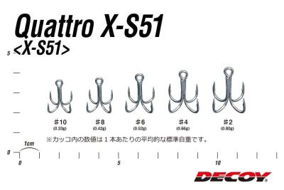 DECOY X-S51 QUATTRO DORTLU KANCA - 3