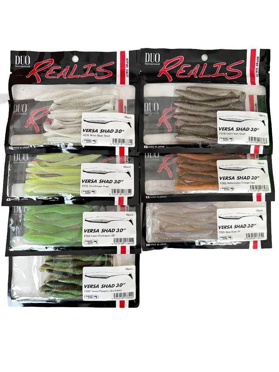 Duo Realis Versa Shad 3'' Silikon Yem 7.6cm 10 Adet