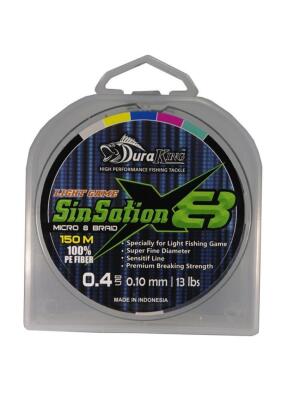 Duraking Sinsation 8X 150mt İp Misina FG FLOU YEŞİL 0.12mm - 1