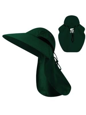 Ense Korumalı Outdoor Şapka - UV Korumalı - Haki - 1