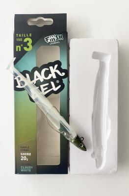Fiiish Black Eel BE150/BE1146 Simple combo 20g Silikon Yem WHITE - 1