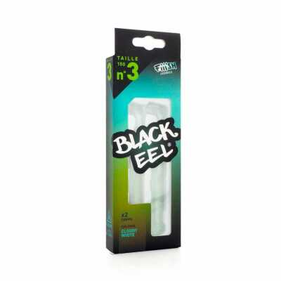 Fiiish Black Eel BE150/BE1150 2x Gövde Silikon Yem WHITE - 1