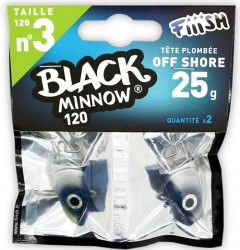 FIIISH BM120/3 BM043 JIG HEAD OFF SHORE 25GR BLEU - Fiiish