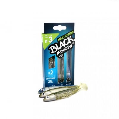 FIIISH BM120/3 BM368 UCLU MAXI COMBO 25GR Silikon Balık - 1