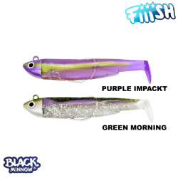 Fiiish BM90/2 BM921 Double Combo Searc 8g Green Morning-Purple İmpact Silikon - Fiiish