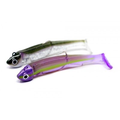 Fiiish BM90/2 BM921 Double Combo Searc 8g Green Morning-Purple İmpact Silikon - 2