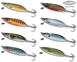 Fladen Realistic Flutter Kaşık 4.5cm 7g Alabalık Somon Kaşığı - Fladen
