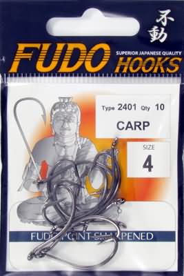 FUDO 2401 CARP BLACK NIKEL Sazan Olta İğnesi - 2