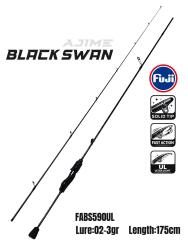 Fujin Ajime Black Swan 190cm 03-4gr Aji LRF Kamışı - 2