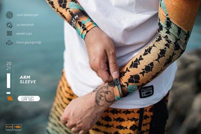 Fujin Arm Sleeve Camo Green Scale Balıkçı Kolluk - 2