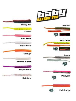 Fujin Baby Worm 5.2 cm Floating LRF Silikonu - 2