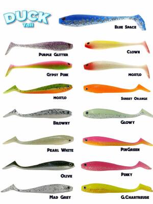 Fujin Duck Tail 9cm Silikon Balık - 2