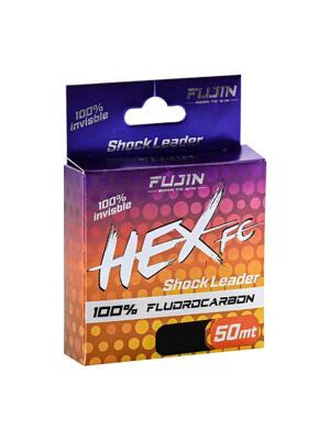 Fujin Hex %100 FC Leader 50mt Fluoro Carbon Misina - 1