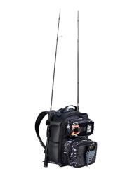 Fujin ProAji Back Pack Black Camo Balıkçı Sırt Çantası - 2