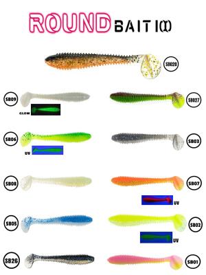 Fujin Round Bait 100mm Silikon Balık - 2