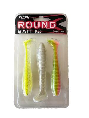 Fujin Round Bait 100mm Silikon Balık Mix. 3 Adet - 1