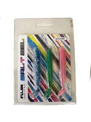 Fujin Salt Eel Body 8cm 3 Adet Silikon Yem Gövde – Mix - 1