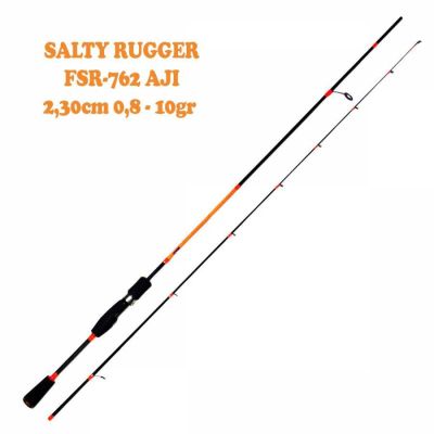 FUJIN SALTY RUGGER FSR-762/AJI 230cm 0.8-10g LRF Kamışı - 1