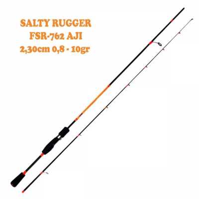 FUJIN SALTY RUGGER FSR-762/AJI 230cm 0.8-10g LRF Kamışı - 1