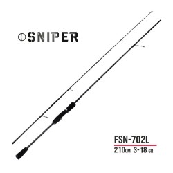 Fujin - Fujin Sniper 210cm 3-18gr Light Spin Kamış