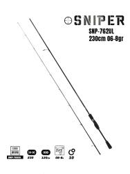 Fujin Sniper 230cm 06-8gr Ultra Light LRF Kamışı - Fujin