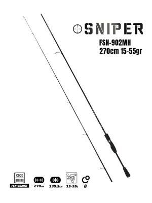 Fujin Sniper 270cm 15-55gr Spin Kamış - 2