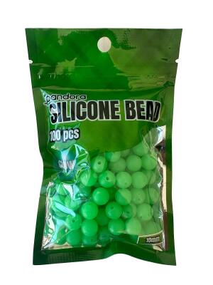 Glow Silikon Boncuk 10mm 100 adet - 1