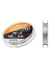 Gosen Answer Casting PE 8 Örgü İp Misina 150mt Fine Silver Color - Gosen