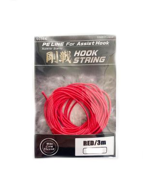 Gosen Hook String PE Assist İpi 3mt Kırmızı