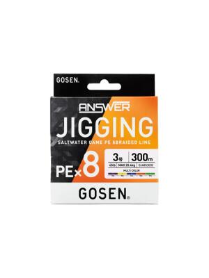 Gosen Jigging Answer PE 8 Örgü 300m Multi İp Misina - 1