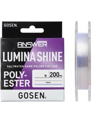 Gosen Lumina Shine Saltwater Game 200mt Polyester Misina Pearl - 1