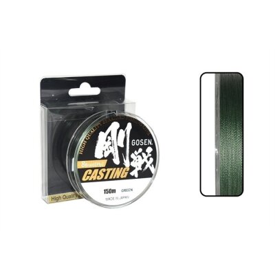 GOSEN W8 BRAID CAST 150MT YEŞİL İP MİSİNA - 1