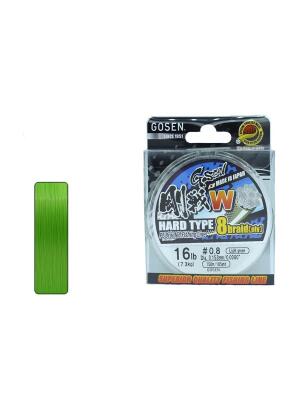 Gosen W8 Hard Type PE 8 Örgü Spin İp Misina 150mt Açık Yeşil - 1