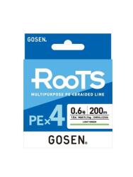 Gosen X4 Roots PE 4 Örgü İp Misina 200mt Light Green - 2