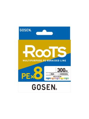 Gosen X8 Roots PE 8 Örgü Spin İp Misina 300mt Multi Color - 1