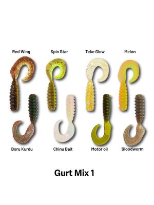 Hanfish Gurt 60 Mix 1 – Silikon Yem 8 Adet - 2